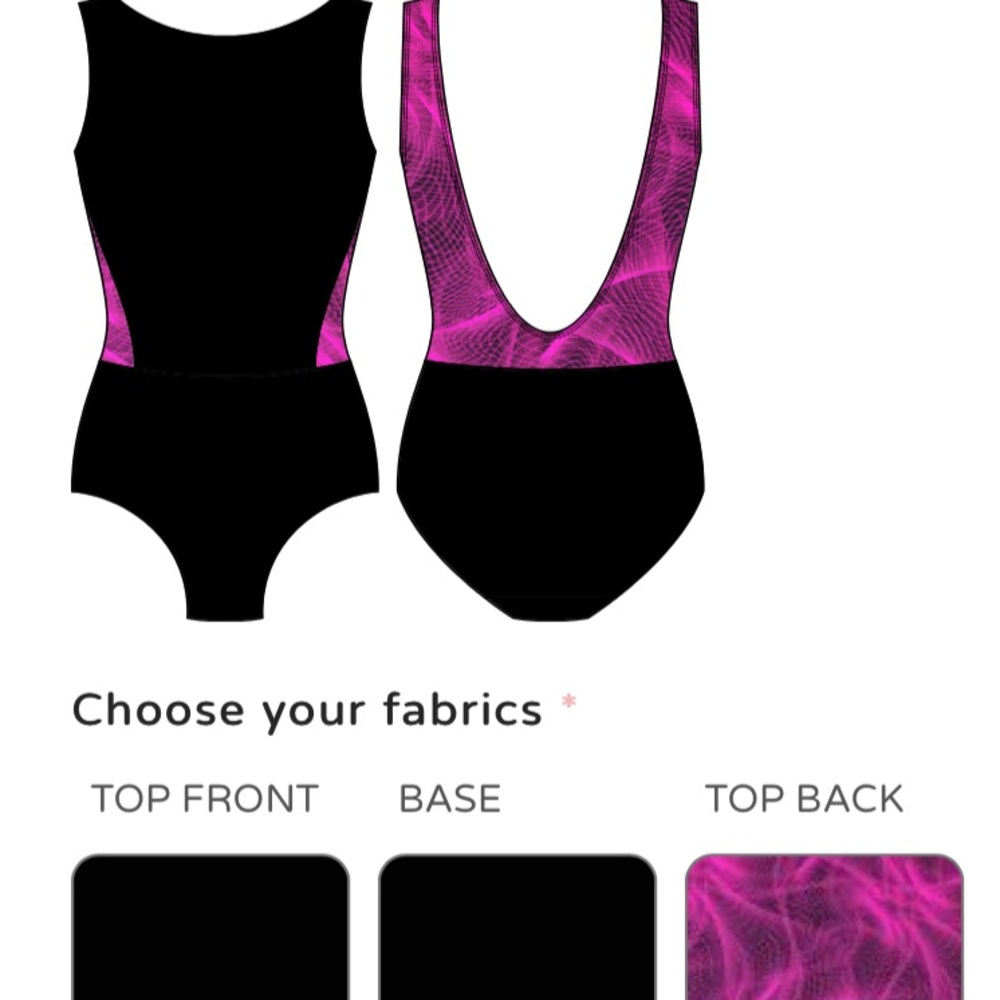 Elevé Dancewear Black and Pink Allison Leotard